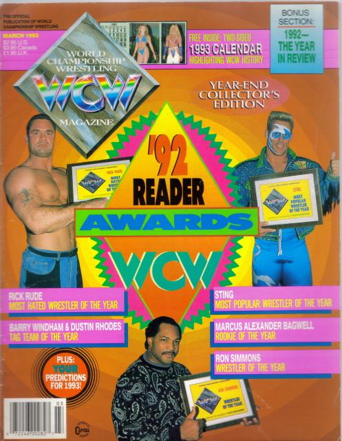 WCW Magazine March 1993