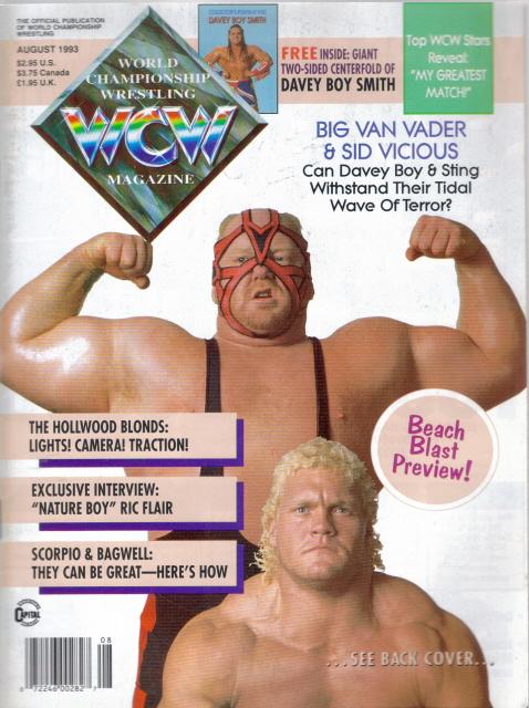 WCW Magazine August 1993 Magazine PWcatalog