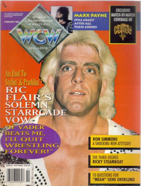 WCW Magazine February 1994 Magazine PWcatalog