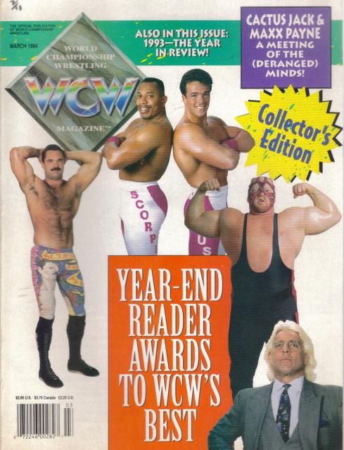 WCW Magazine March 1994 Magazine PWcatalog
