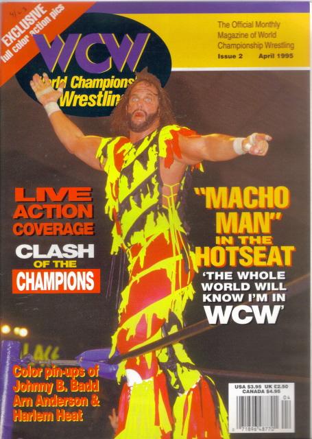 WCW Magazine April 1995 Magazine PWcatalog