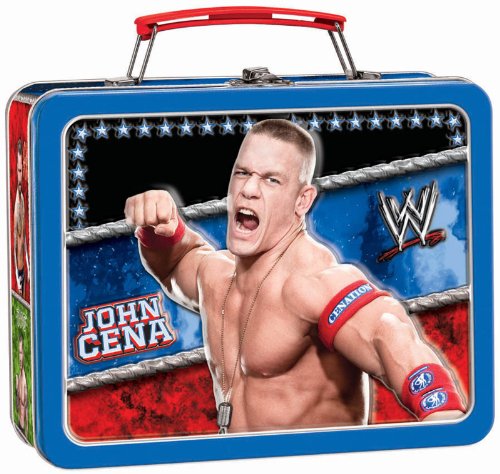 WWE John Cena tin Lunch box