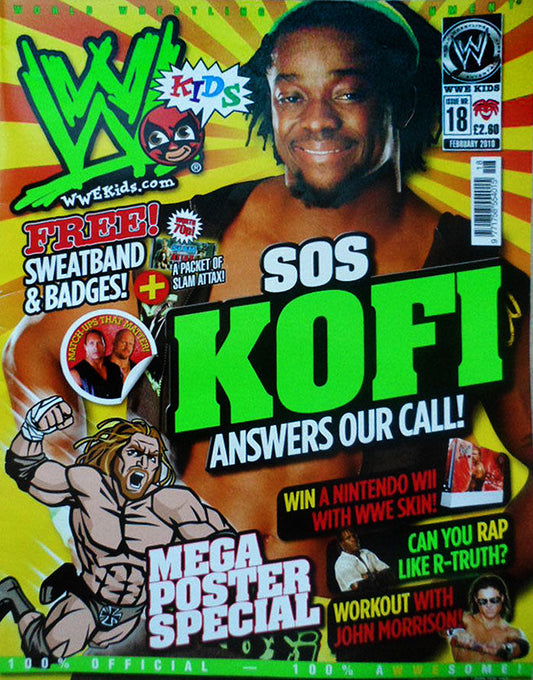 WWE Kids UK Magazine Volume 018