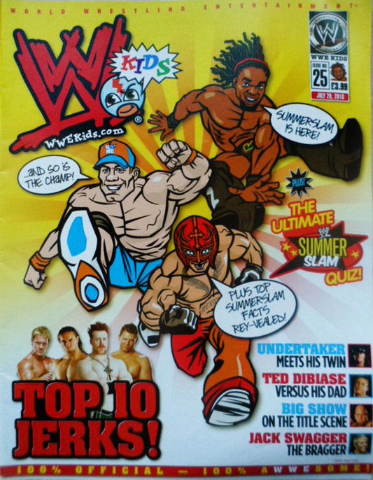 WWE Kids UK Magazine Volume 025