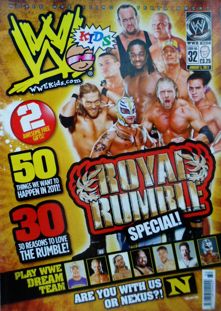 WWE Kids UK Magazine Volume 032