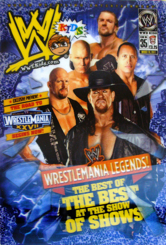 WWE Kids UK Magazine Volume 035