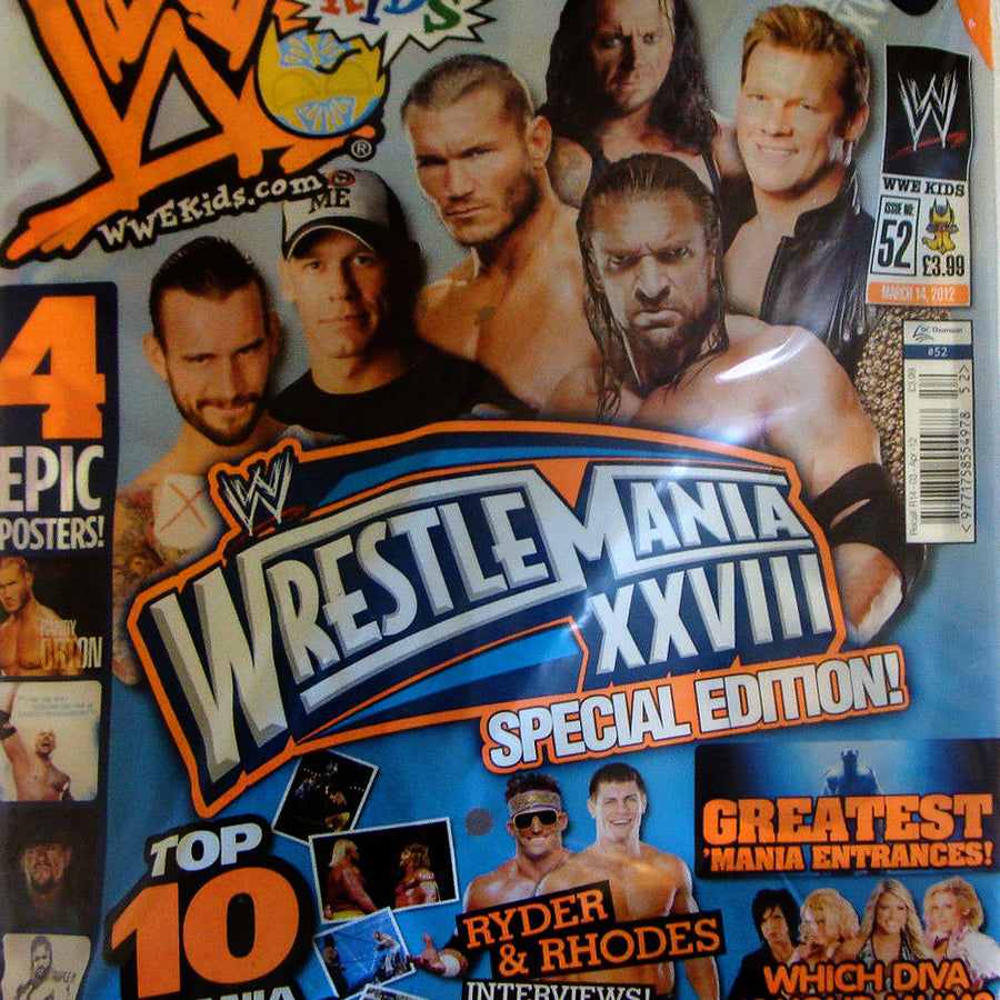 WWE Kids UK Magazine Volume 052 Magazine PWcatalog