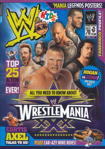 WWE Kids UK Magazine Volume 078