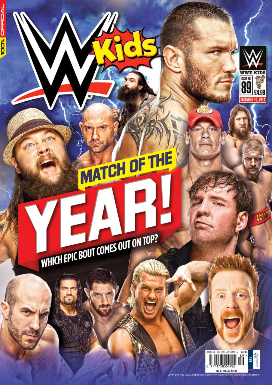 WWE Kids UK Magazine Volume 089