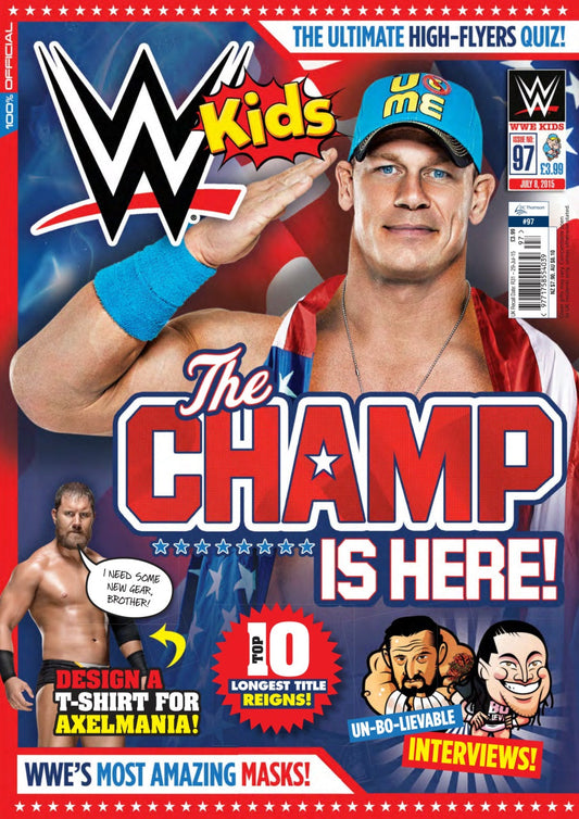 WWE Kids UK Magazine Volume 097