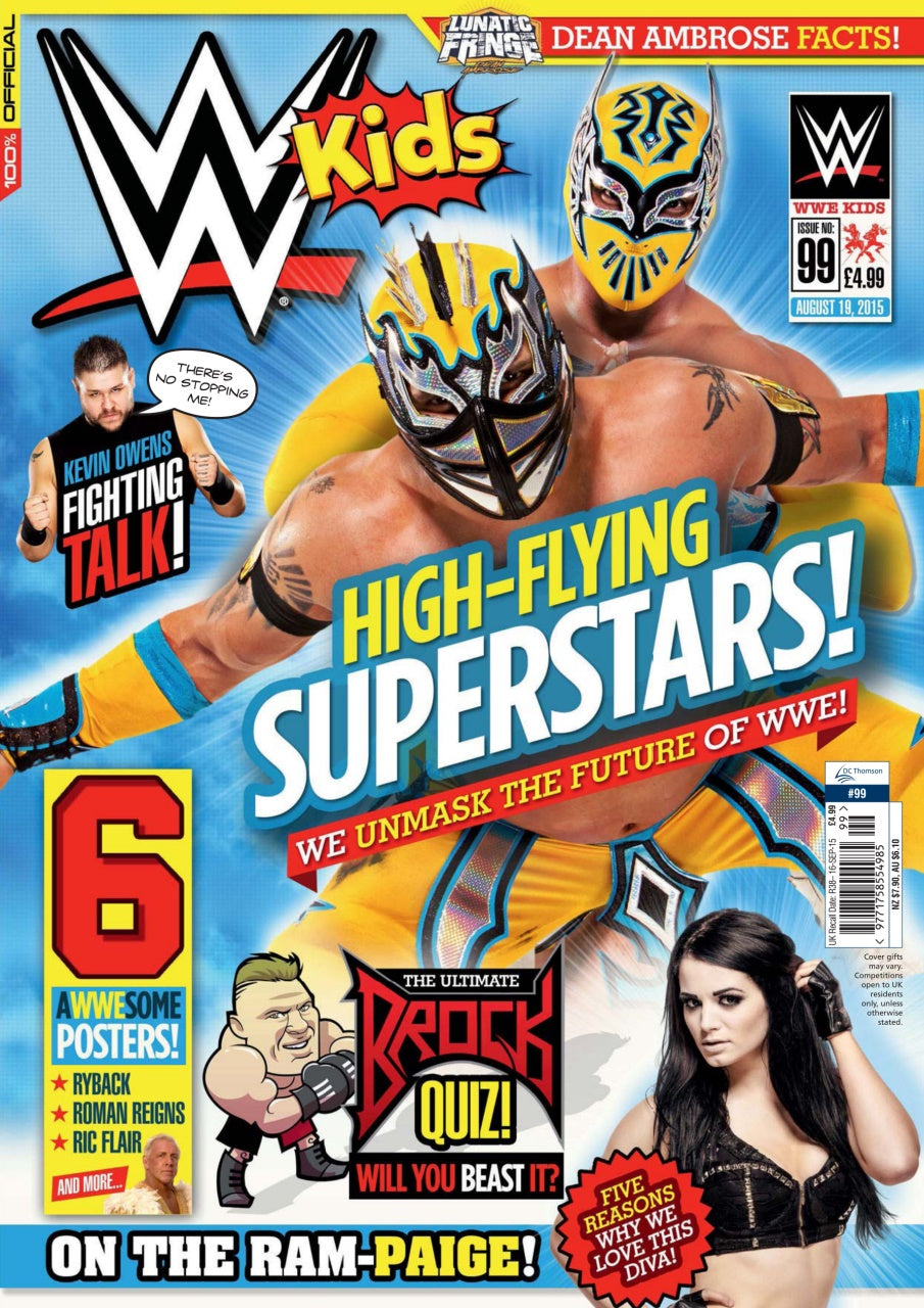 WWE Kids UK Magazine Volume 099