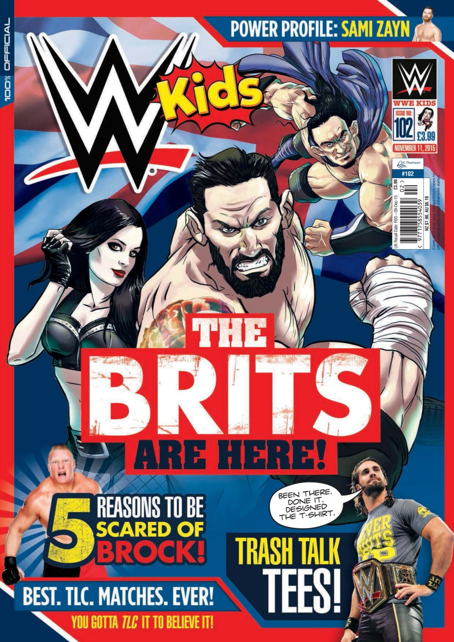 WWE Kids UK Magazine Volume 102