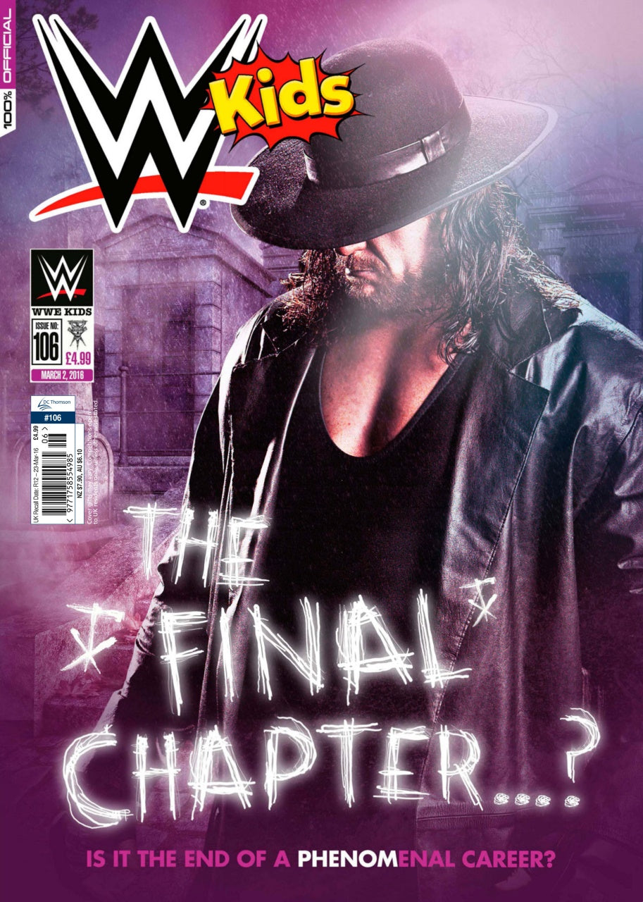 WWE Kids UK Magazine Volume 106