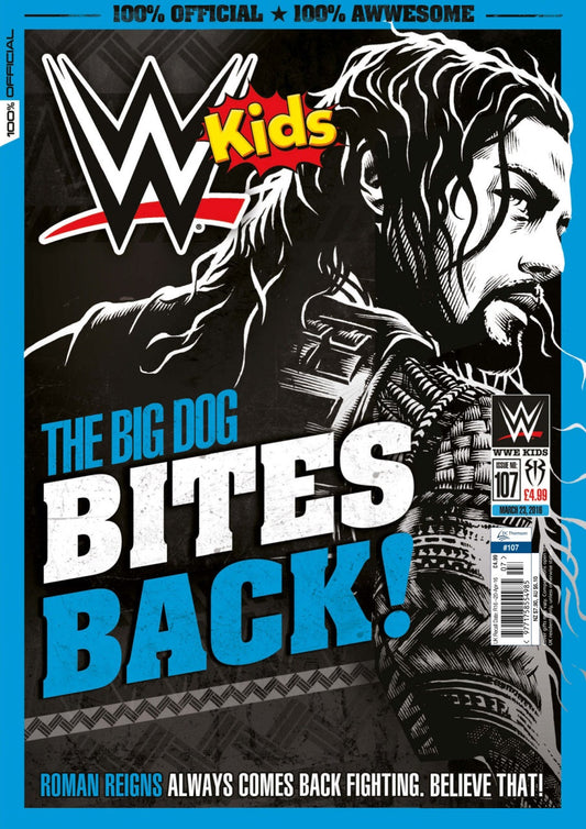 WWE Kids UK Magazine Volume 107