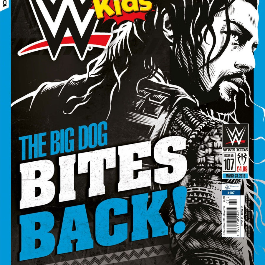 WWE Kids UK Magazine Volume 107 Magazine PWcatalog