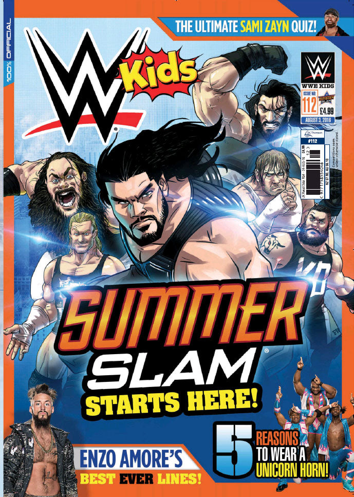 WWE Kids UK Magazine Volume 112