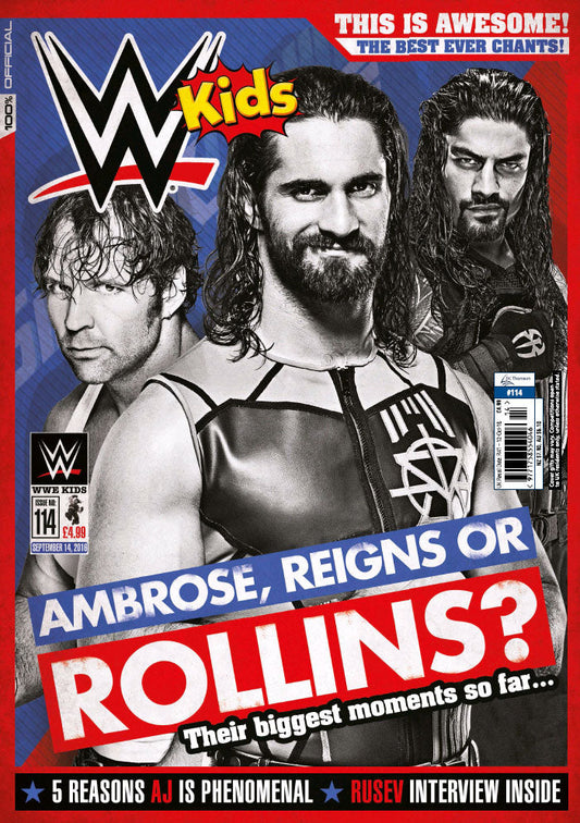 WWE Kids UK Magazine Volume 114