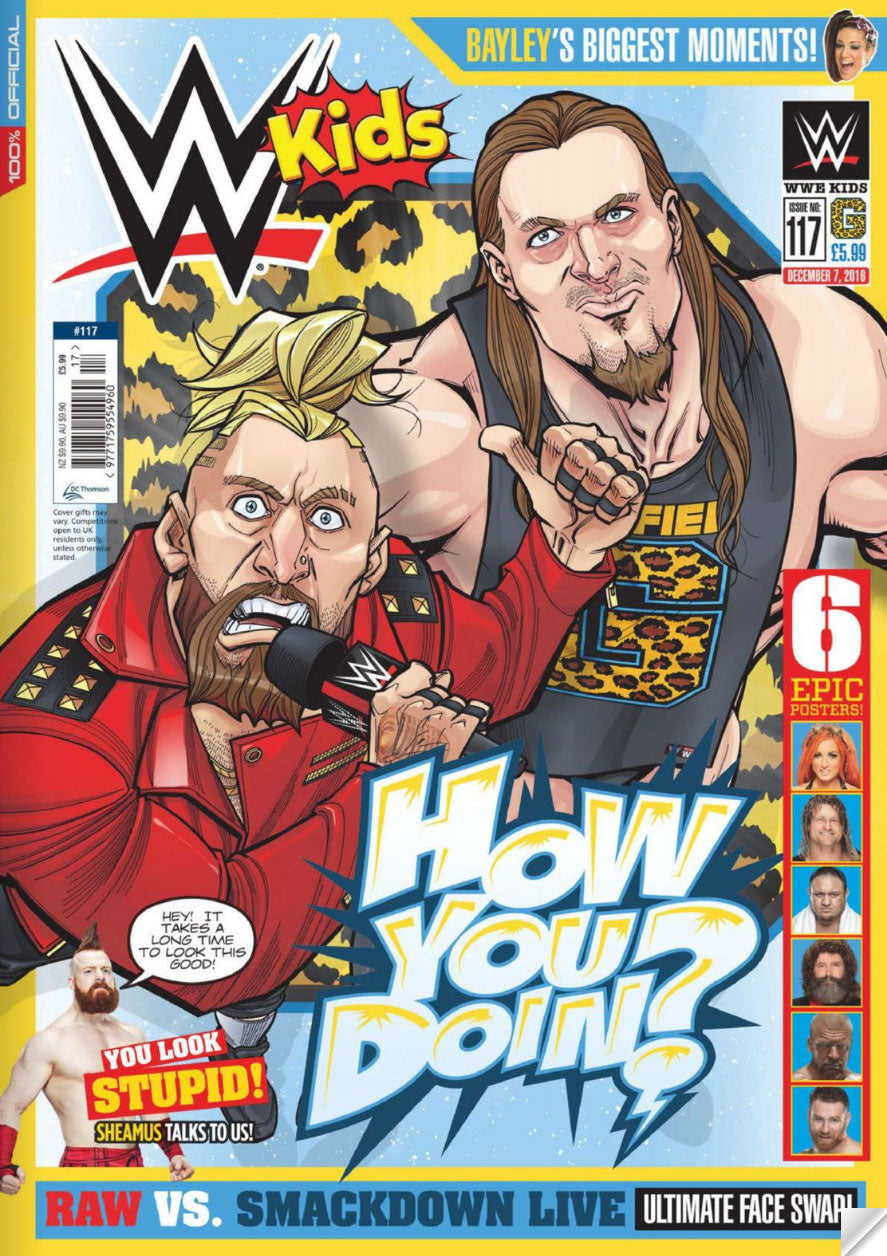 WWE Kids UK Magazine Volume 117