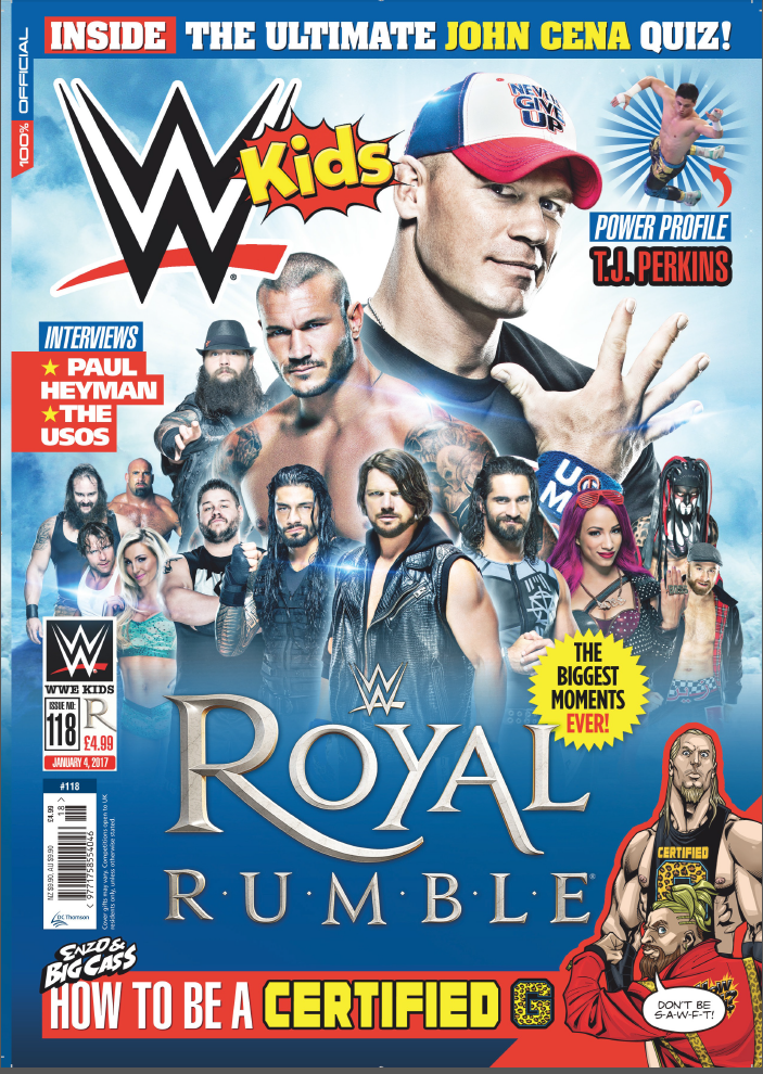 WWE Kids UK Magazine Volume 118