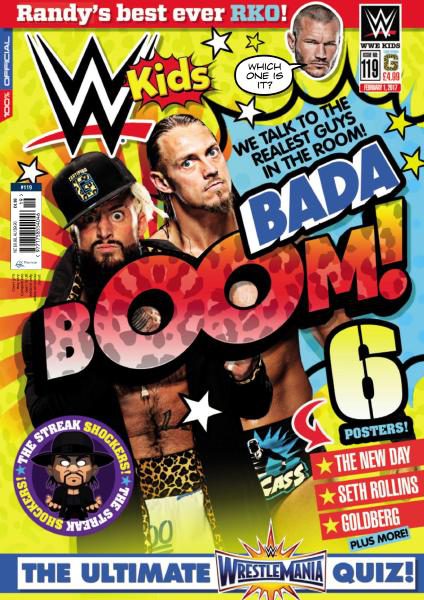 WWE Kids UK Magazine Volume 119