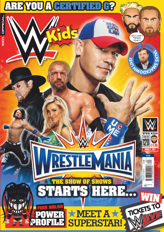 WWE Kids UK Magazine Volume 120