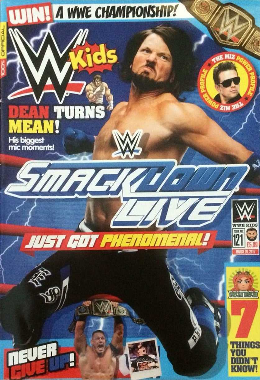 WWE Kids UK Magazine Volume 121B