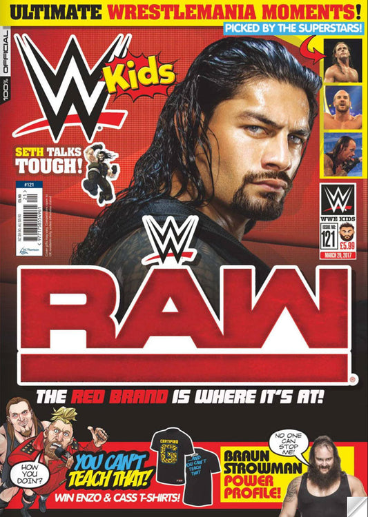 WWE Kids UK Magazine Volume 121