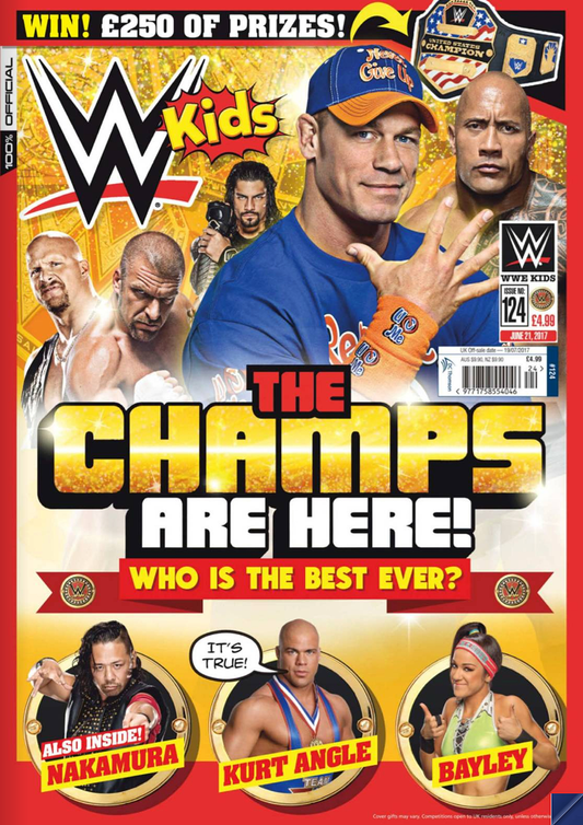 WWE Kids UK Magazine Volume 124