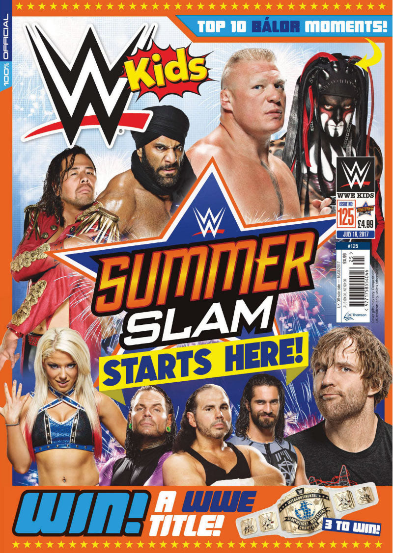 WWE Kids UK Magazine Volume 125