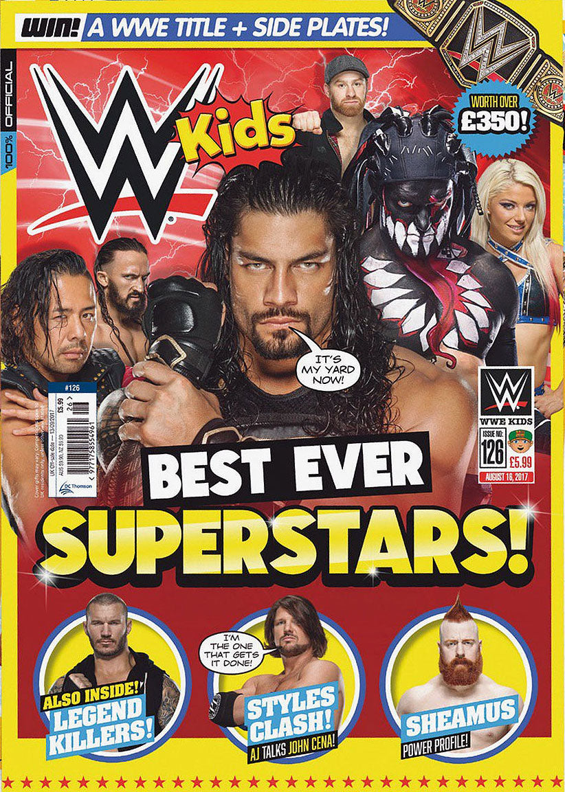 WWE Kids UK Magazine Volume 126