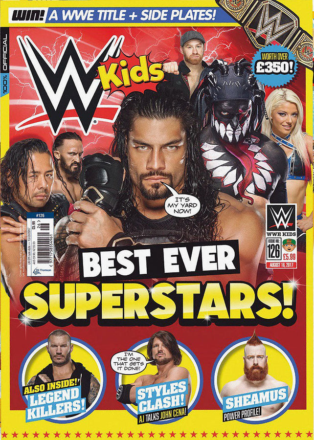 WWE Kids UK Magazine Volume 126 Magazine PWcatalog