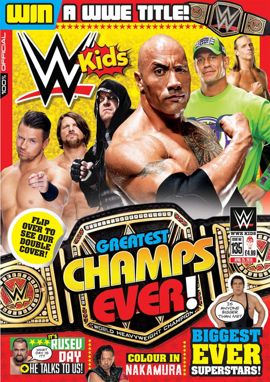 WWE Kids UK Magazine Volume 135