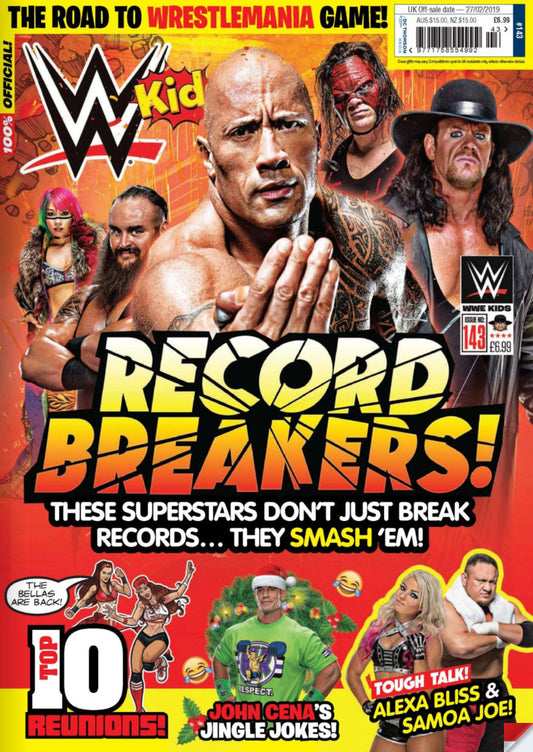 WWE Kids UK Magazine Volume 143