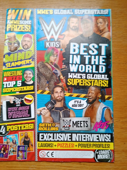 WWE Kids UK Magazine Volume 145