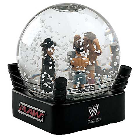 WWE Snow Globe Undertaker, Batista & John Cena Snow Globes PWcatalog