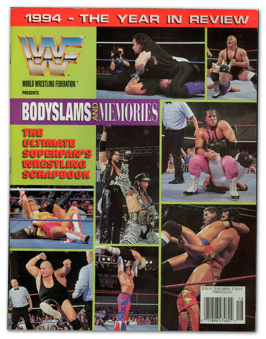WWE Special Bodyslams & memories 1994 Magazine PWcatalog