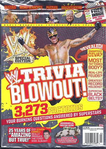 WWE Special Trivia Blowout 2009 Magazine PWcatalog