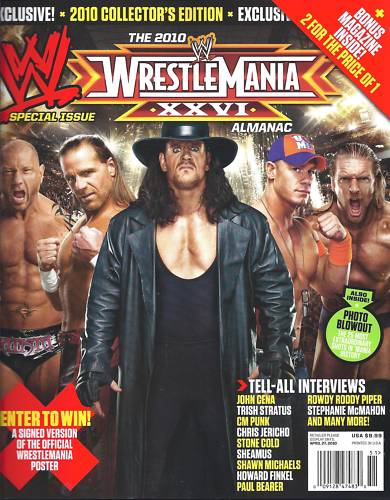 WWE Special wrestlemania XXVI Almanac 2010