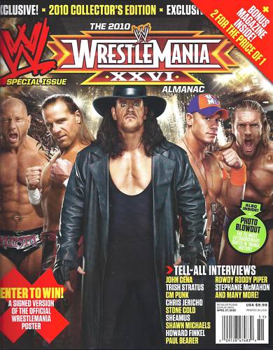 WWE Special wrestlemania XXVI Almanac 2010 Magazine PWcatalog