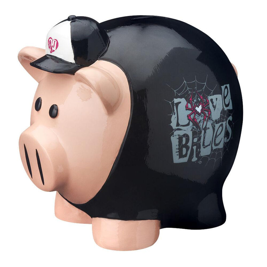 AJ Lee Black Piggy Bank PWcatalog