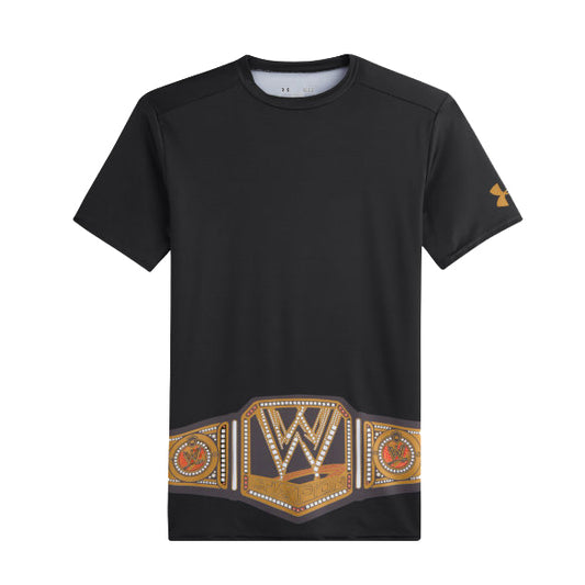 WWE Championship Title Under Armour Compression T-Shirt