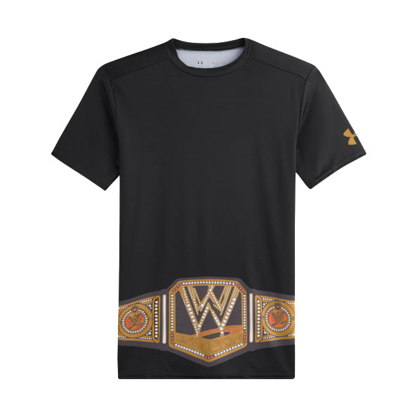 WWE Championship Title Under Armour Compression T-Shirt