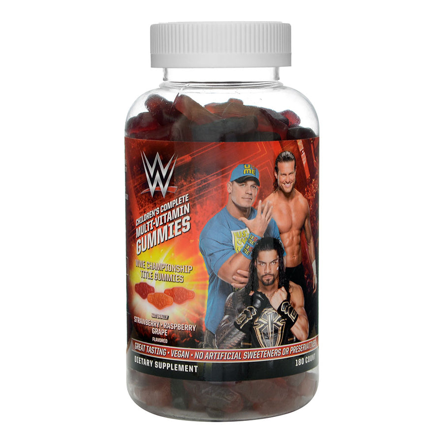 WWE Children's Championship Title Multi-Vitamin Gummies (180ct) Pwcatalog