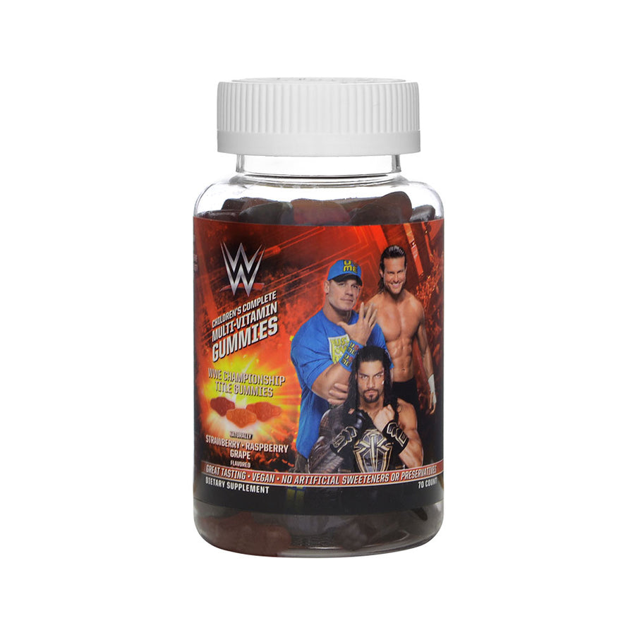 WWE Children's Championship Title Multi-Vitamin Gummies (70ct) Pwcatalog