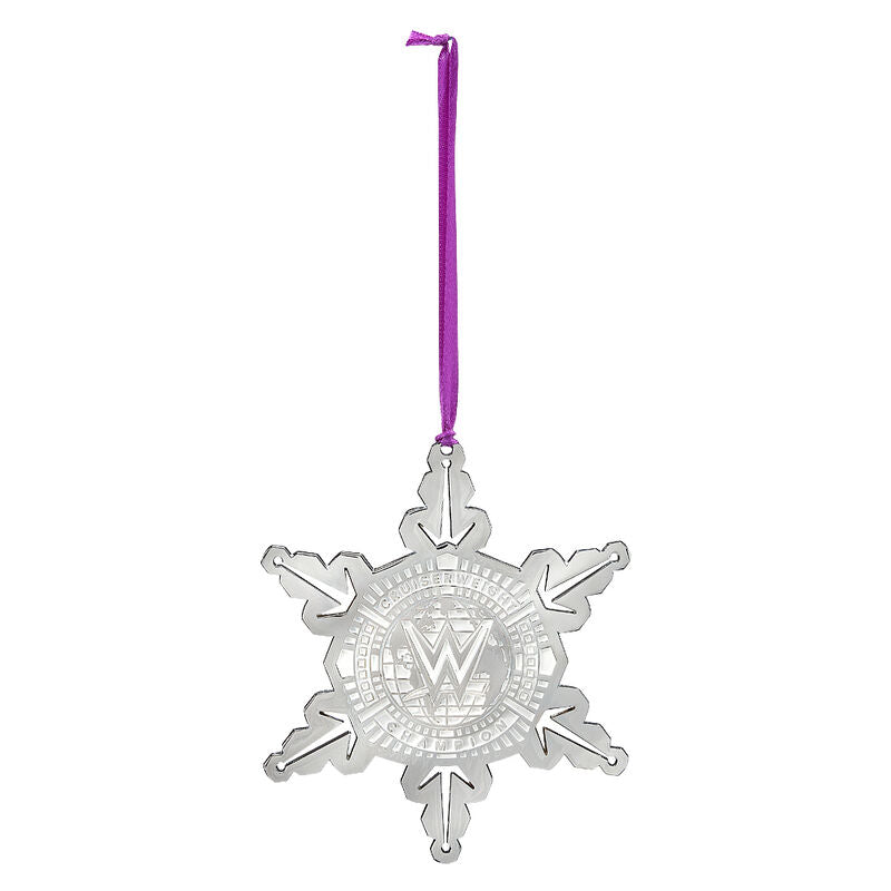 WWE Cruiserweight Championship Snowflake Ornament Pwcatalog
