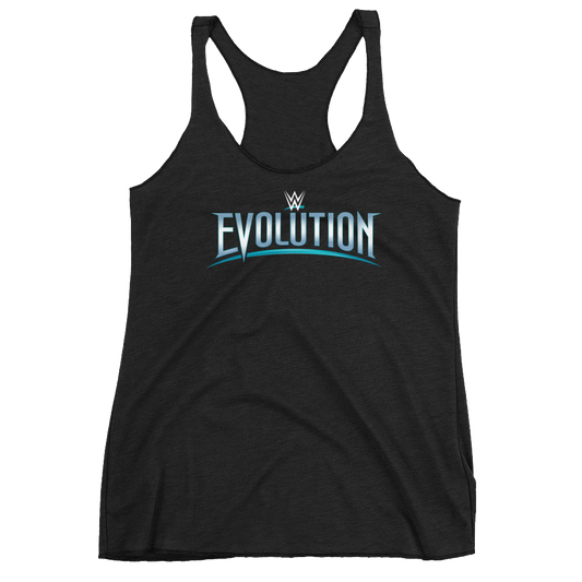 WWE Evolution 2018 Logo Women's Racerback Tank Top