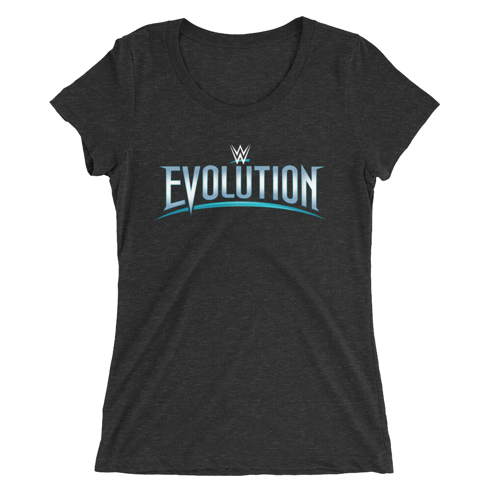 WWE Evolution 2018 Logo Women's Tri-Blend T-Shirt Pwcatalog