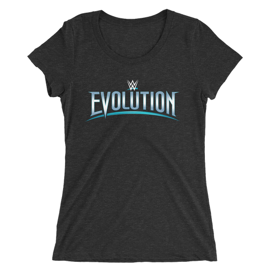 WWE Evolution 2018 Logo Women's Tri-Blend T-Shirt Pwcatalog