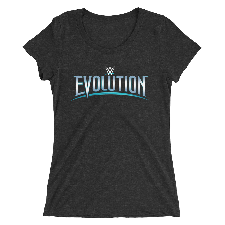 WWE Evolution 2018 Logo Women's Tri-Blend T-Shirt Pwcatalog