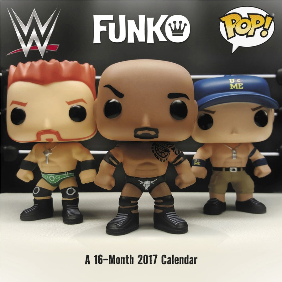 2017 WWE Funko Wall Calendar Pwcatalog